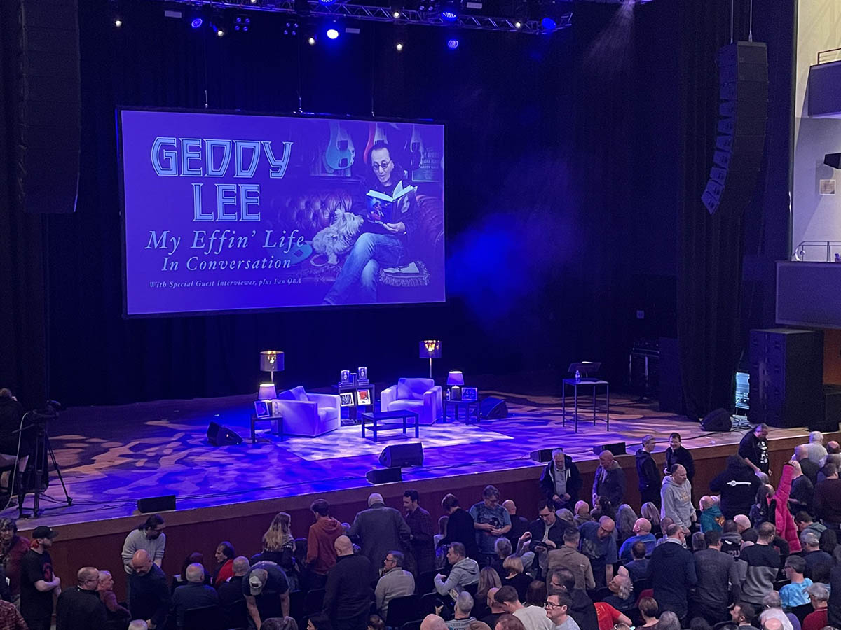 Geddy Lee 'My Effin' Life In Conversation' Tour Pictures - The Civic at The Halls - Wolverhampton, UK 12/10/2023